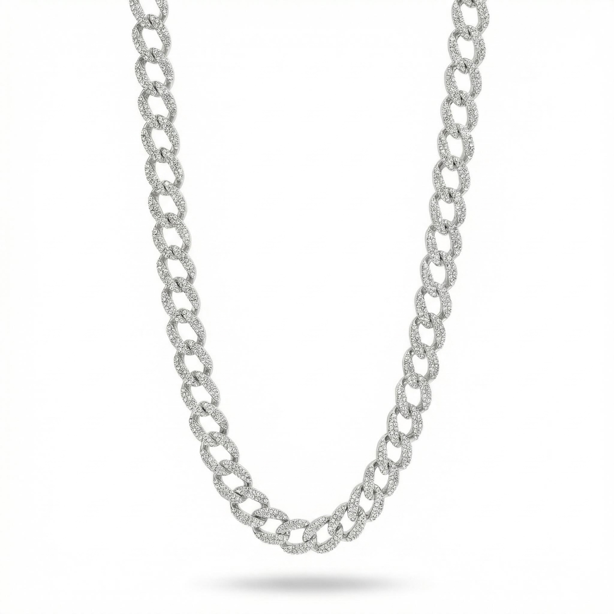 11mm Iced Out Curb Cuban Chain Gold With Street Luxury Shine - Image 3