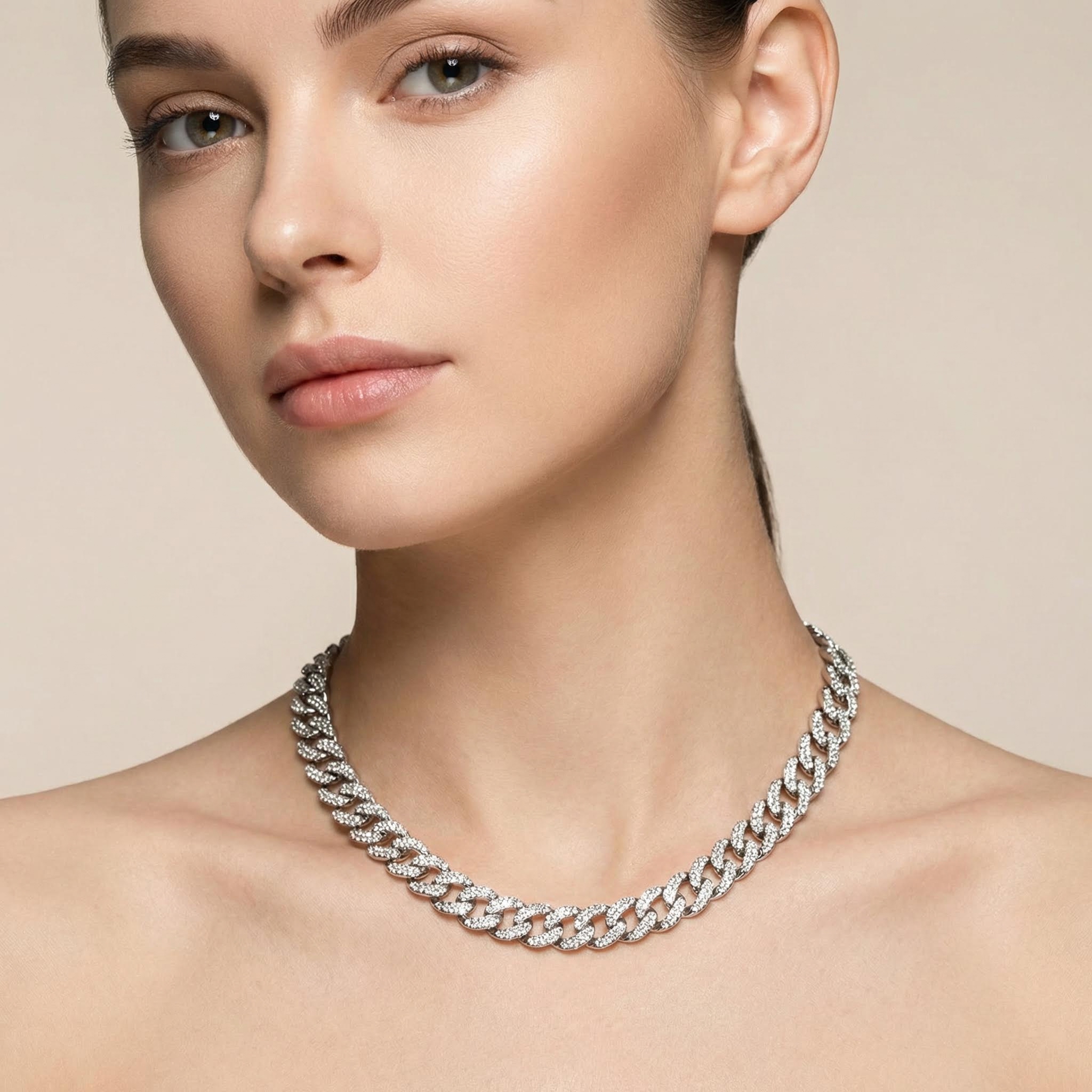 11mm Iced Out Curb Cuban Chain Gold With Street Luxury Shine - Image 4