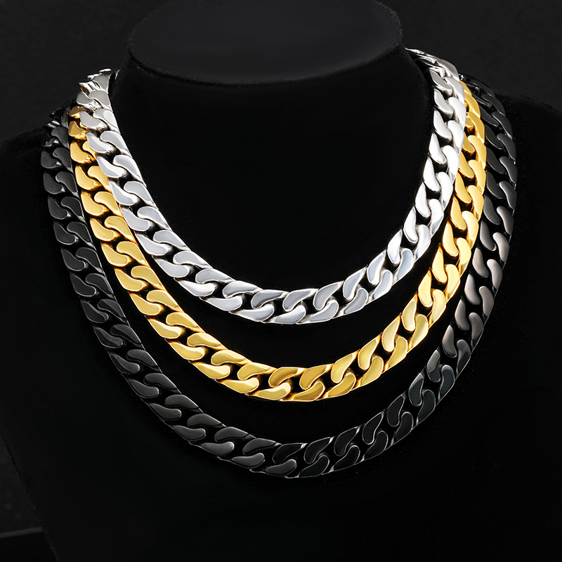 10mm Stainless Steel Miami Cuban Link Chain Silver With Street Luxury Shine - Image 3