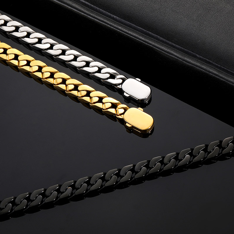 10mm Stainless Steel Miami Cuban Link Chain Silver With Street Luxury Shine - Image 6