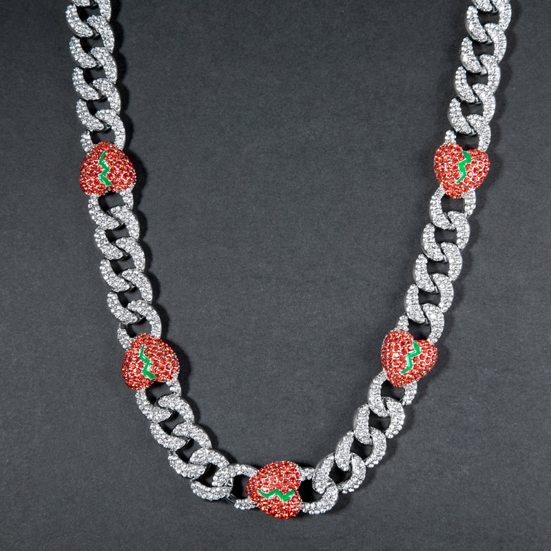 13mm Glowing Iced Out Broken Heart Cuban Chain With Street Luxury Shine - Image 3