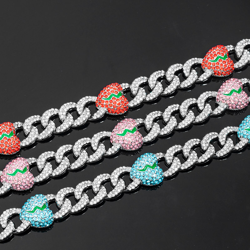 13mm Glowing Iced Out Broken Heart Cuban Chain With Street Luxury Shine