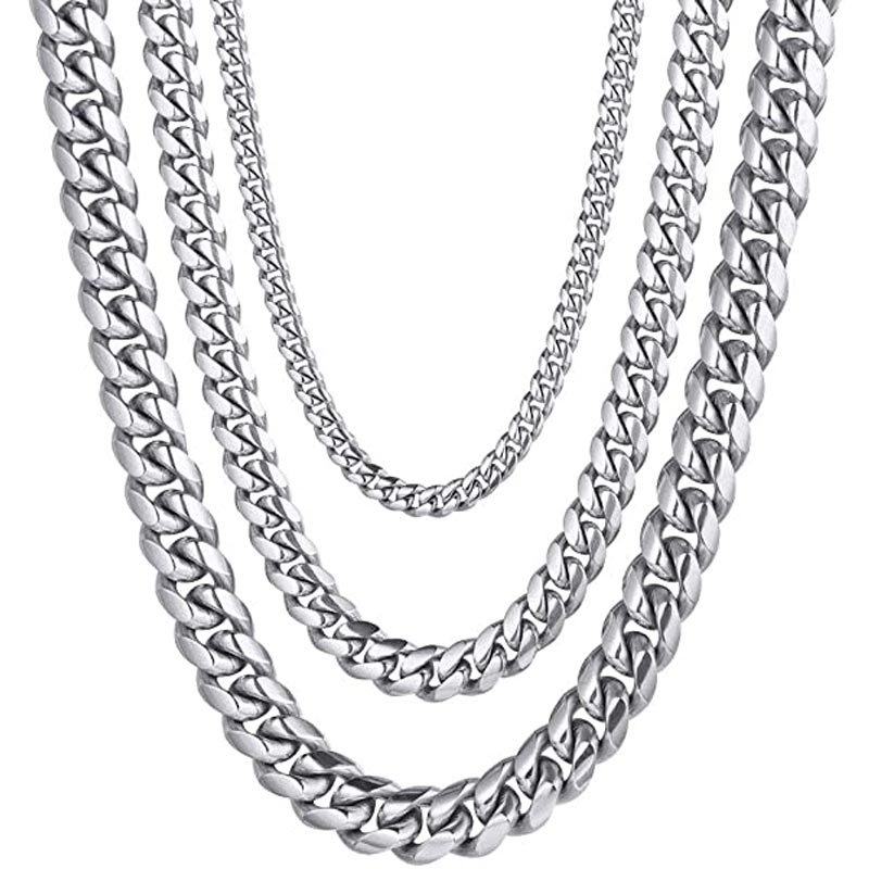 16mm 316l Stainless Steel Cuban Link Chain Silver With Street Luxury Shine - Image 7