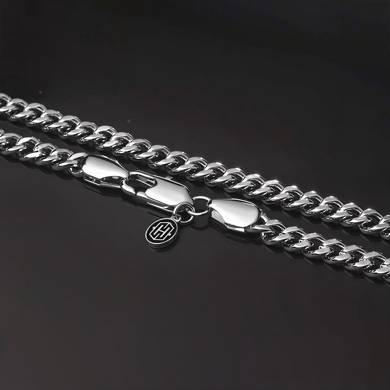 5mm Stainless Steel Cuban Link Chain Cuban Chain Shine With Street Luxury - Image 6