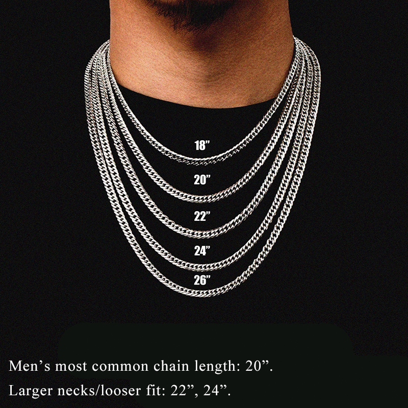 5mm Stainless Steel Cuban Link Chain Cuban Chain Shine With Street Luxury - Image 7
