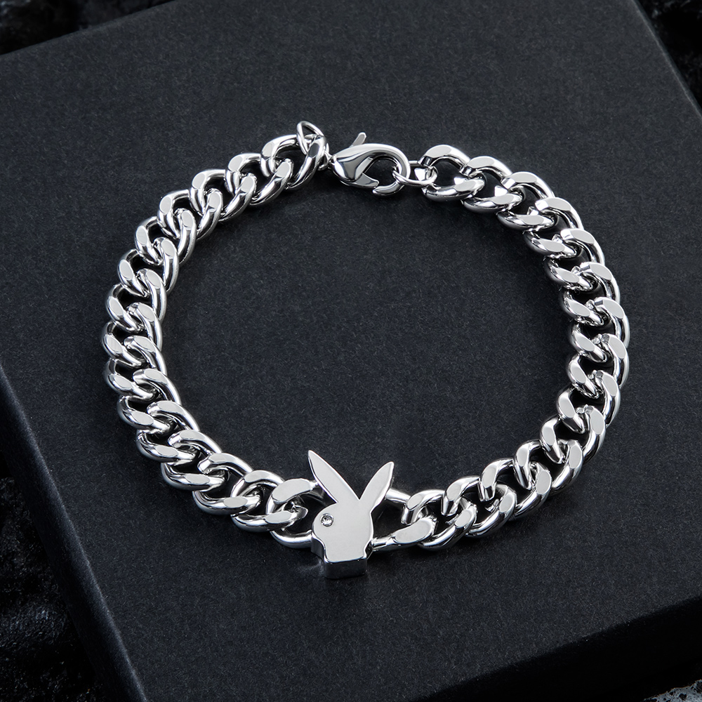 8mm Bunny Heads Cuban Bracelet Bold Statement Style With Street Luxury - Image 3