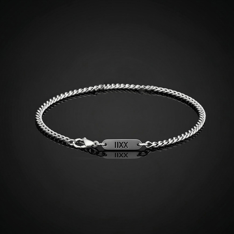 3mm Custom Name Stainless Steel Cuban Bracelet With Street Luxury Shine - Image 3