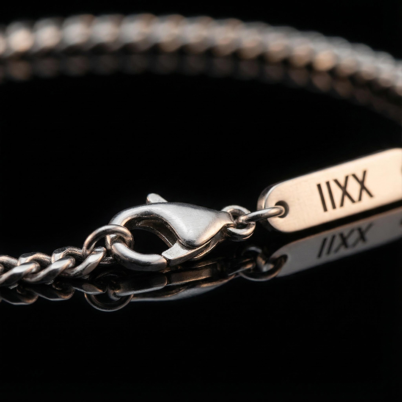 3mm Custom Name Stainless Steel Cuban Bracelet With Street Luxury Shine - Image 5