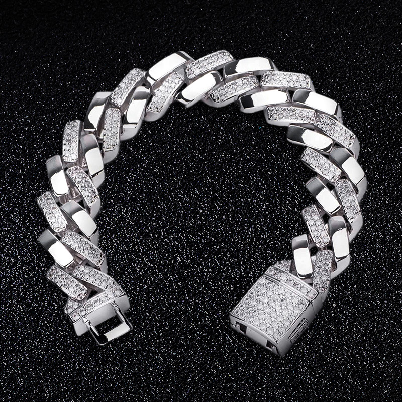 14mm Cuban Link Bracelet Bold Statement Style With Street Luxury - Image 3