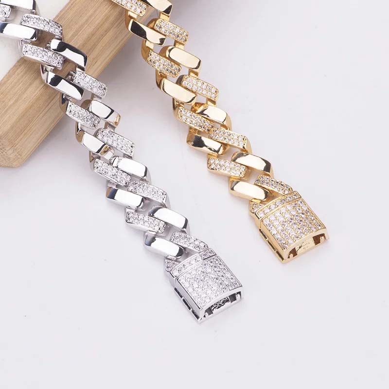 14mm Cuban Link Bracelet Bold Statement Style With Street Luxury - Image 5