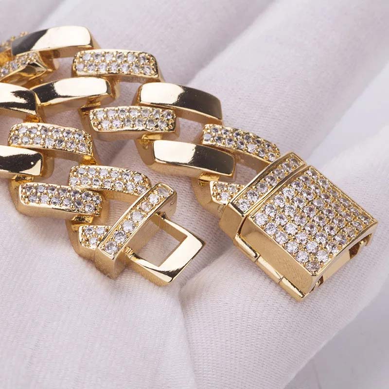 14mm Cuban Link Bracelet Bold Statement Style With Street Luxury - Image 7