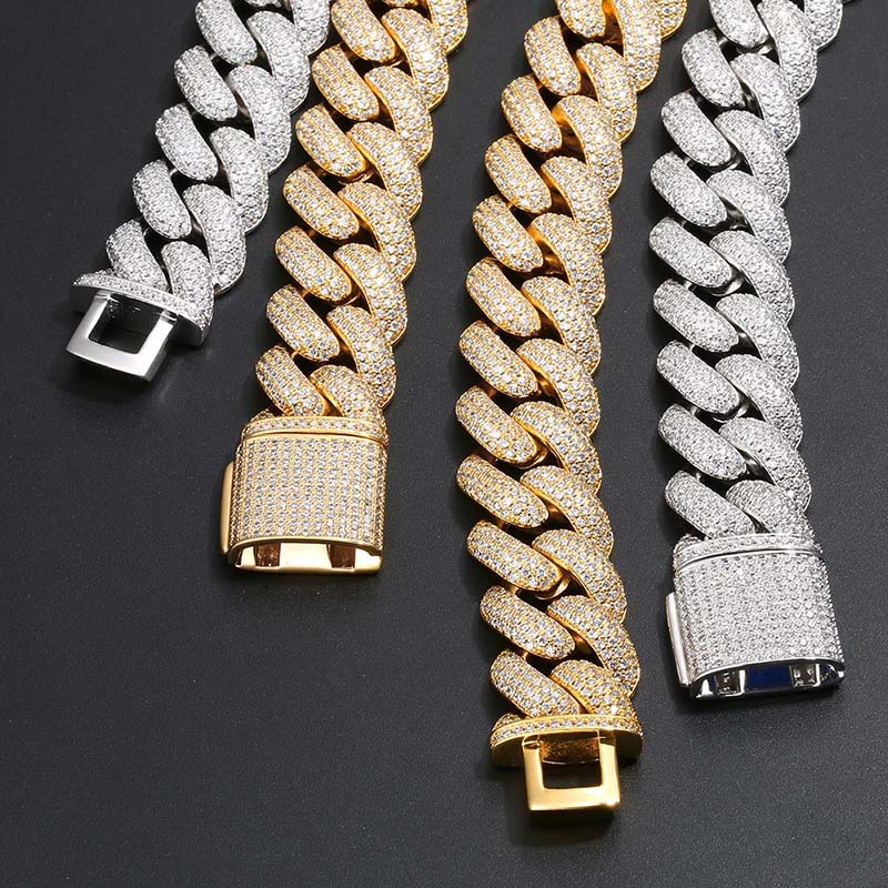 14mm Paved Cuban Bracelet Bold Statement Style With Street Luxury - Image 3