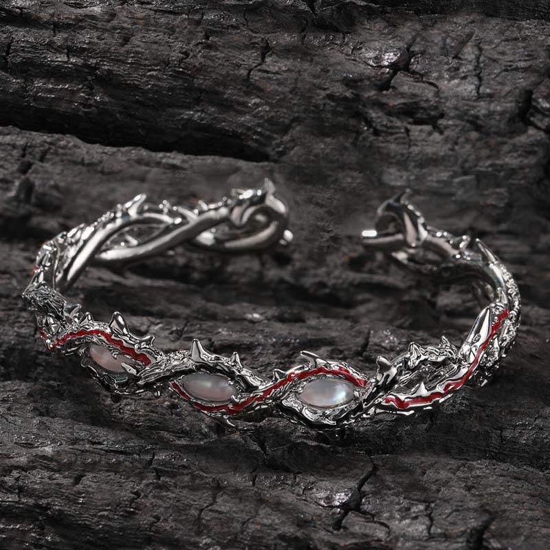 15mm Crown Of Thorns Open Bracelet Bold Statement Style With Street Luxury - Image 3