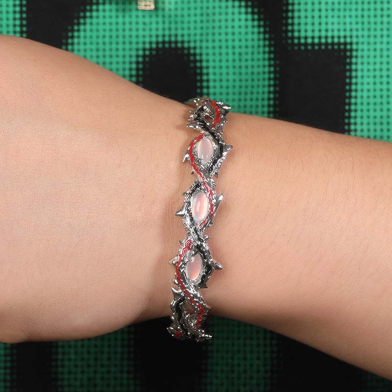 15mm Crown Of Thorns Open Bracelet Bold Statement Style With Street Luxury - Image 4