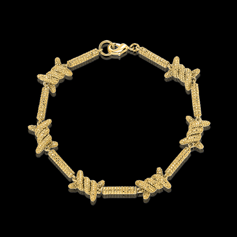 Shining 11mm Thorns Bracelet Bold Statement Style With Street Luxury - Image 4