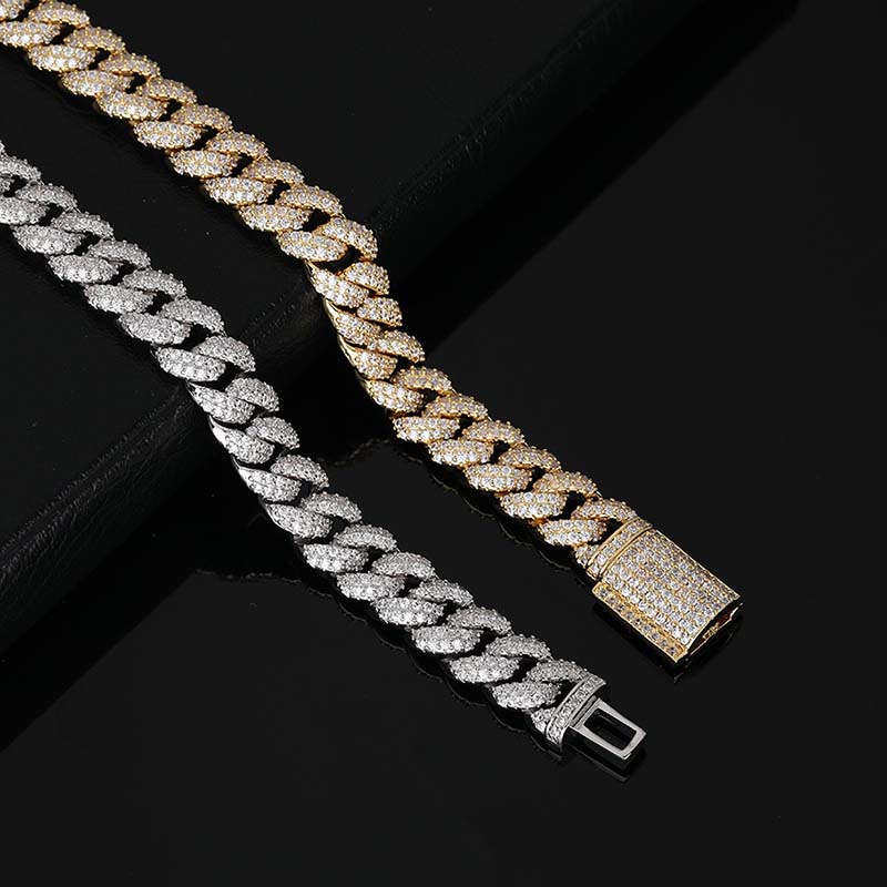 10mm Micro Paved Miami Cuban Link Bracelet Diamond With Street Luxury Shine - Image 5