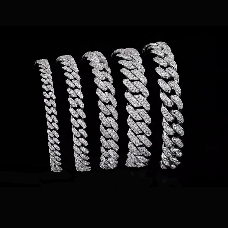 10mm Micro Paved Miami Cuban Link Bracelet Diamond With Street Luxury Shine - Image 6