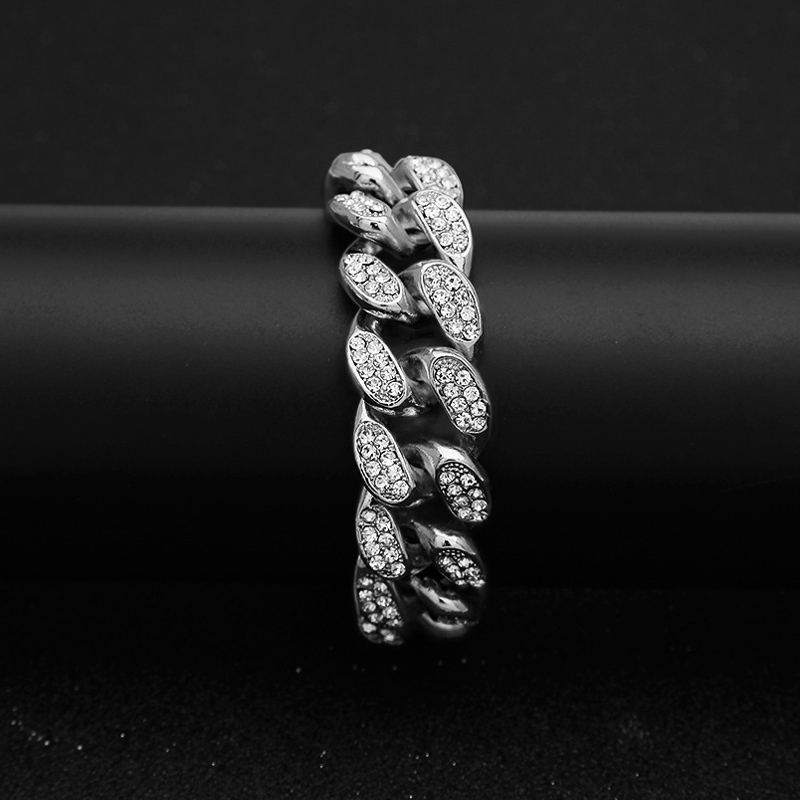 20mm Iced Out Out Miami Cuban Bracelet Gold With Street Luxury Shine - Image 4