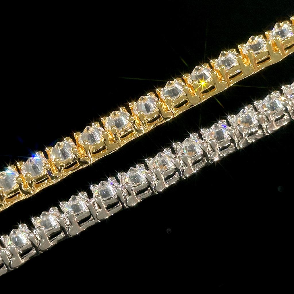 3mm Inverted Setting Tennis Bracelet Iced Out Shine With Street Luxury - Image 5