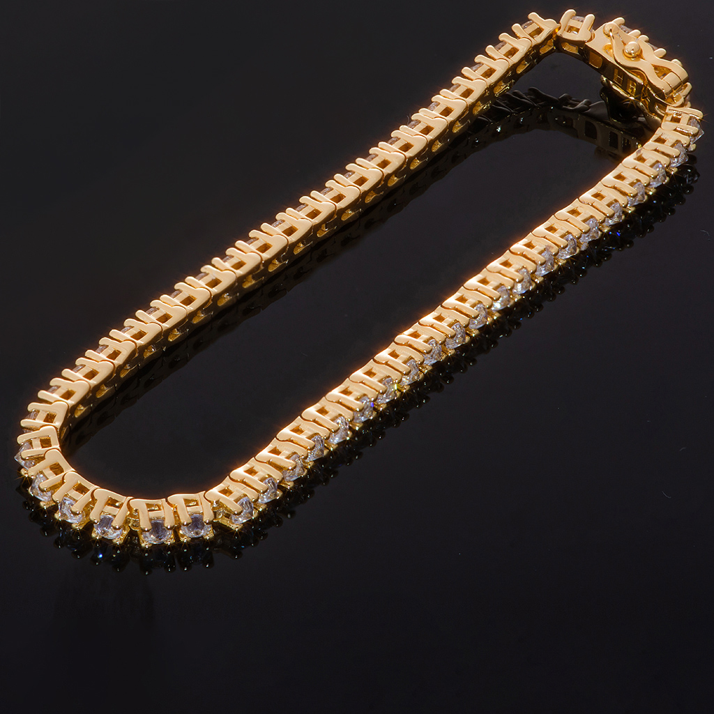 3mm Inverted Setting Tennis Bracelet Iced Out Shine With Street Luxury - Image 7