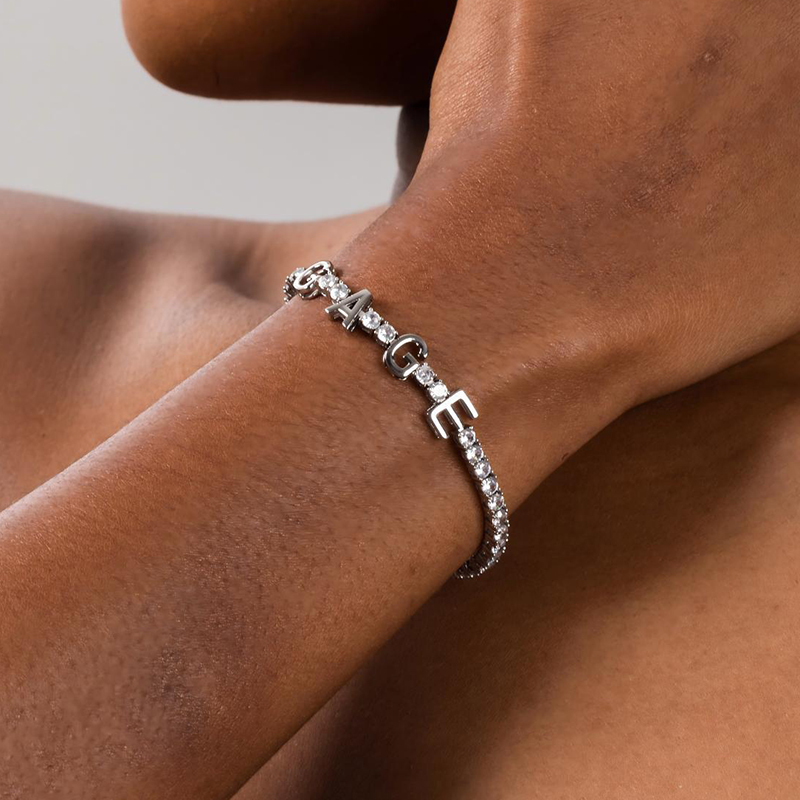 Custom Name 3mm Tennis Bracelet Iced Out Shine With Street Luxury - Image 3