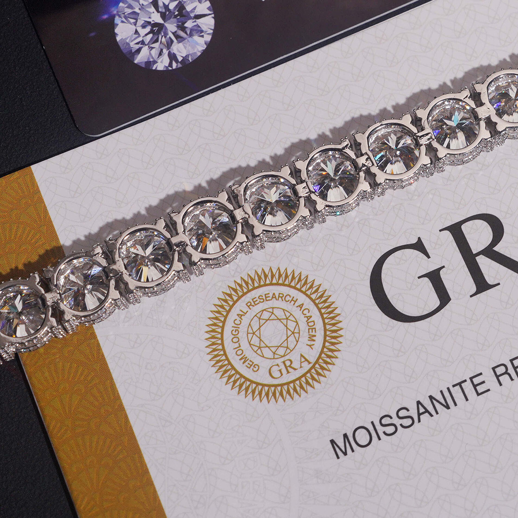 10mm S925 & Moissanite Tennis Bracelet Iced Out Shine With Street Luxury - Image 10