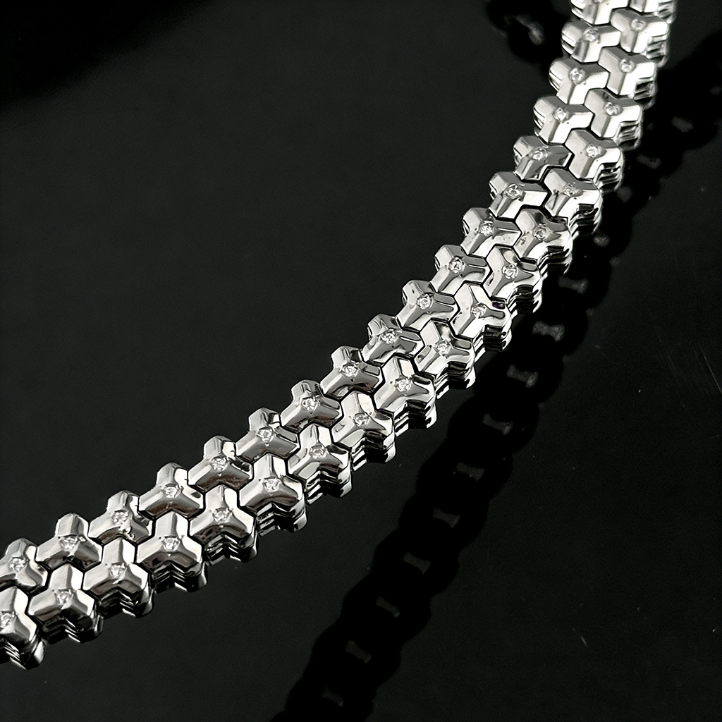 925s & Vvs Moissanite Armor Bracelet Iced Out Shine With Street Luxury - Image 7
