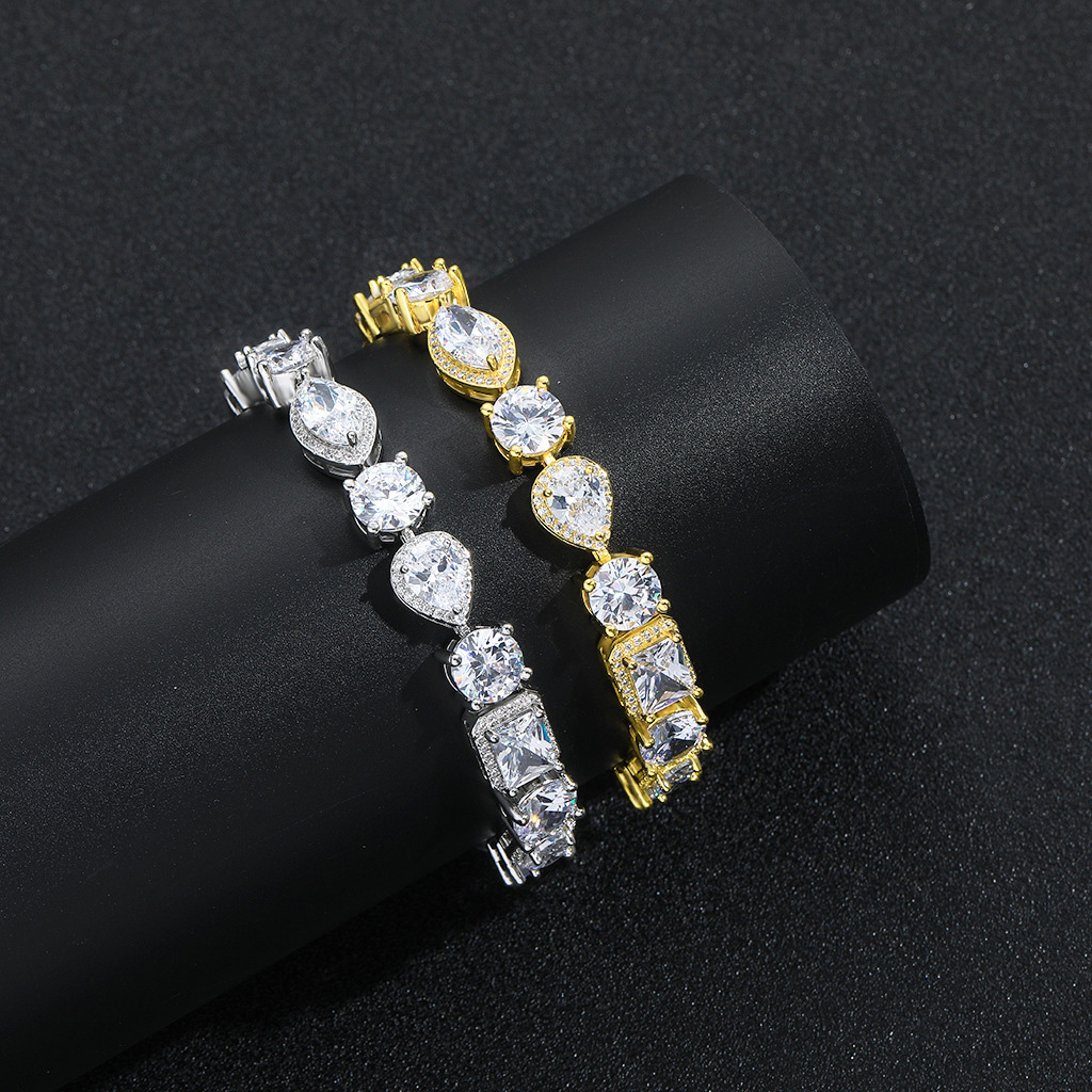 10mm Iced Out Out Multi Shaped Diamond Bracelet With Street Luxury Shine - Image 6