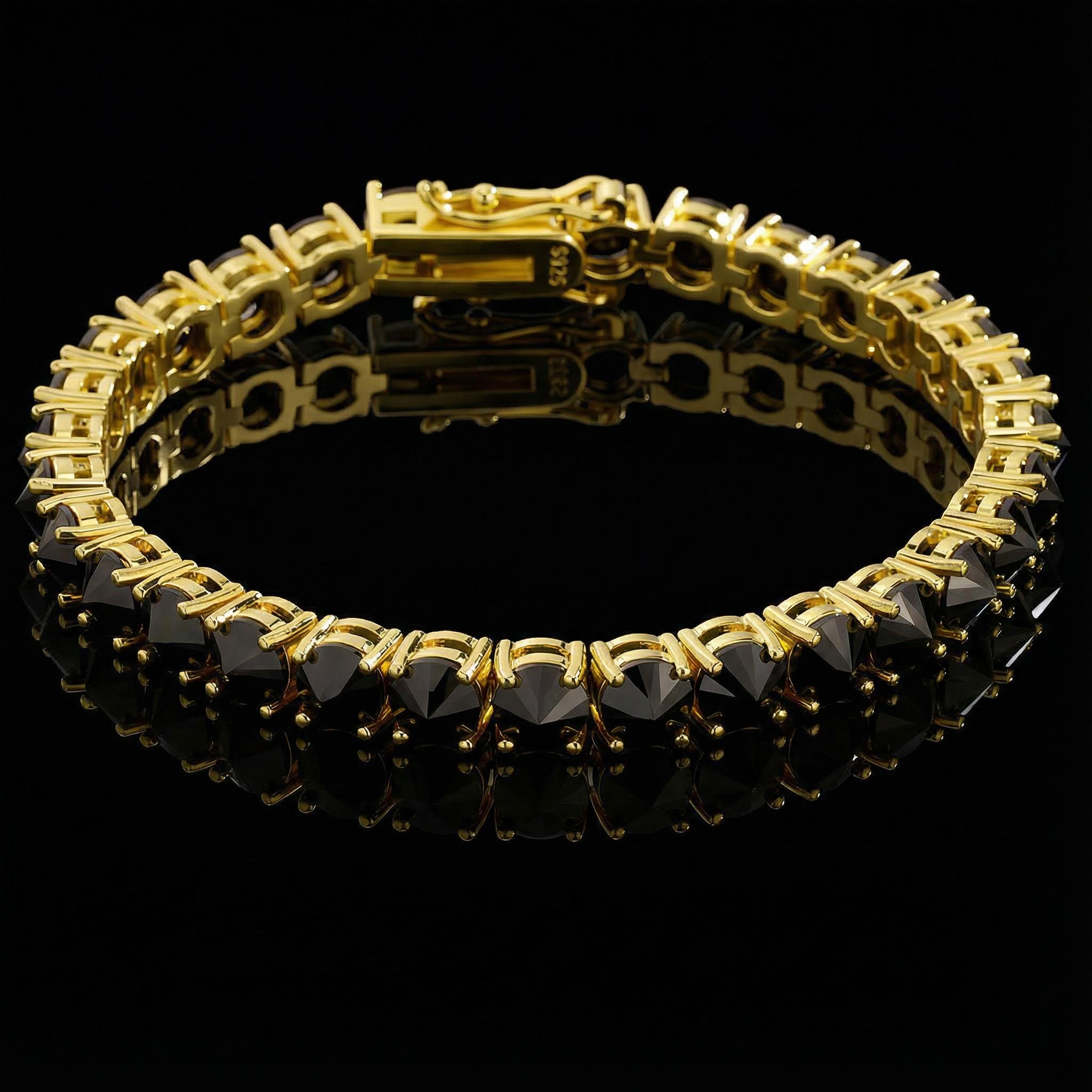 5mm Iced Out Out Inverted Setting Tennis Bracelet With Street Luxury Shine - Image 6