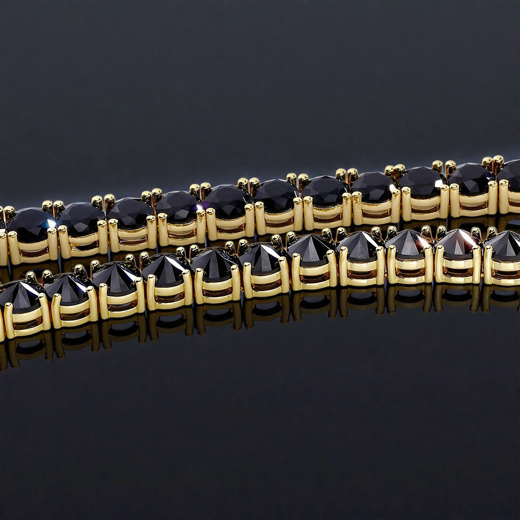 5mm Iced Out Out Inverted Setting Tennis Bracelet With Street Luxury Shine - Image 7