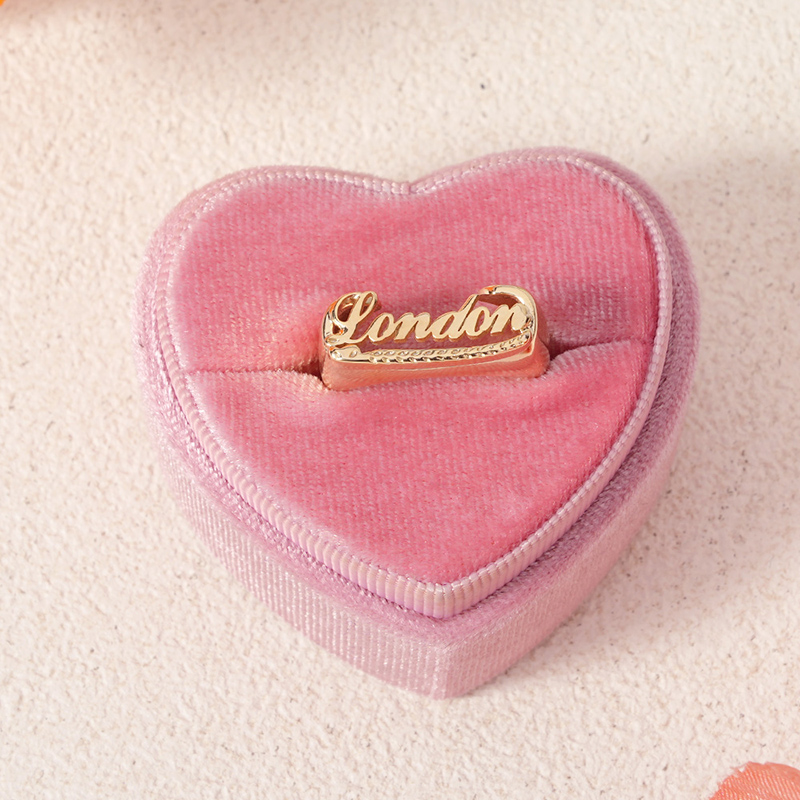 Personalized Script Name Rings Bold Statement Style With Street Luxury - Image 5