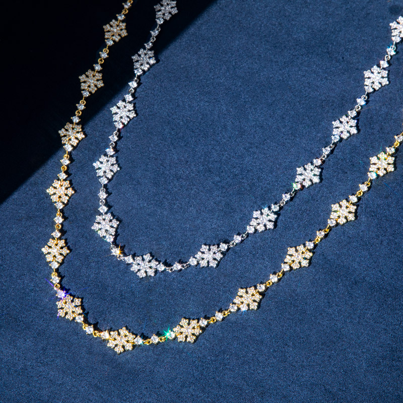 10mm 18 Snowflake Link Chain In Gold Made For Street Luxury Energy - Image 3