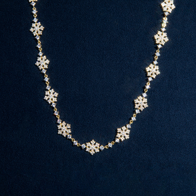 10mm 18 Snowflake Link Chain In Gold Made For Street Luxury Energy - Image 4