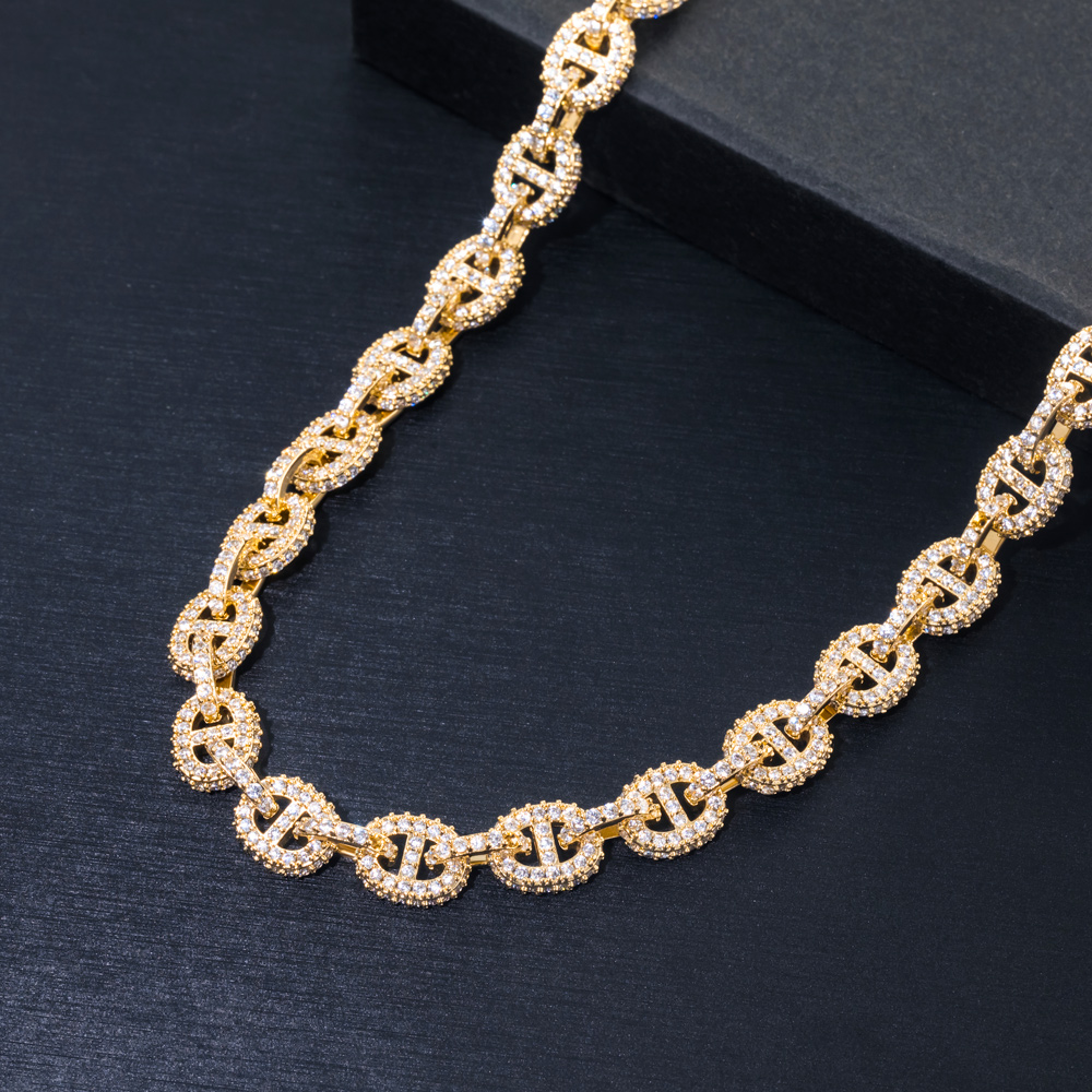 8mm Paved G-link Necklace Bold Statement Style With Street Luxury - Image 8