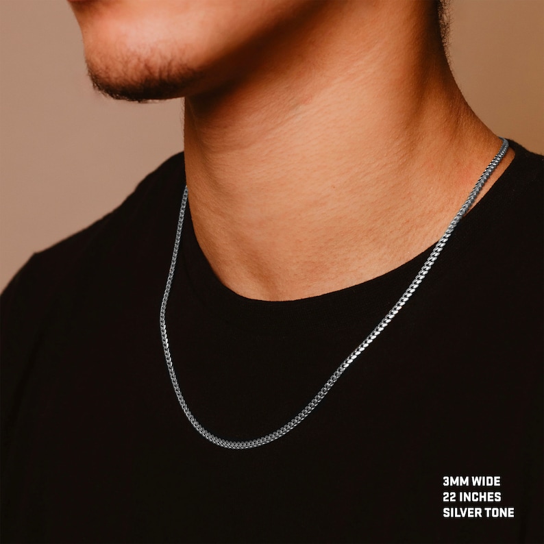 3mm Custom Name Stainless Steel Cuban Chain Silver With Street Luxury Shine - Image 5