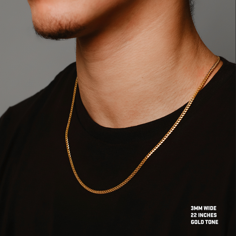 3mm Custom Name Cuban Necklace In Gold Gold Shine With Street Luxury - Image 5