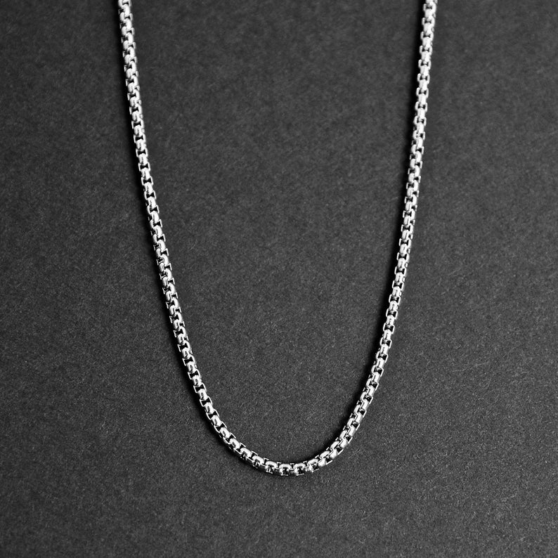 3mm Custom Name Stainless Steel Round Box Chain With Street Luxury Shine - Image 3