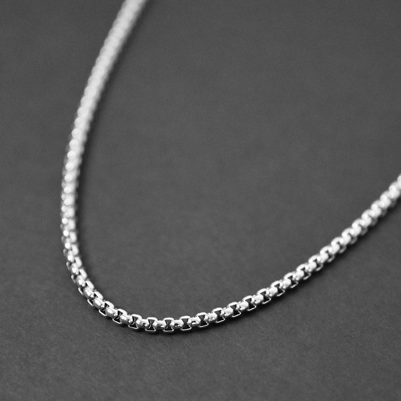 3mm Custom Name Stainless Steel Round Box Chain With Street Luxury Shine - Image 4