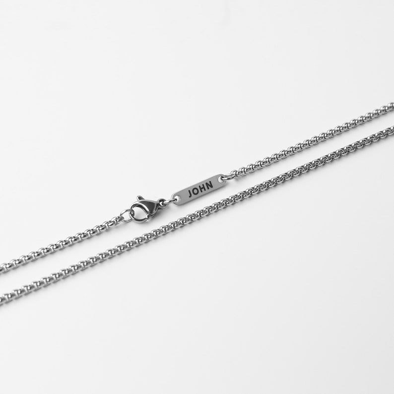 3mm Custom Name Stainless Steel Round Box Chain With Street Luxury Shine - Image 5