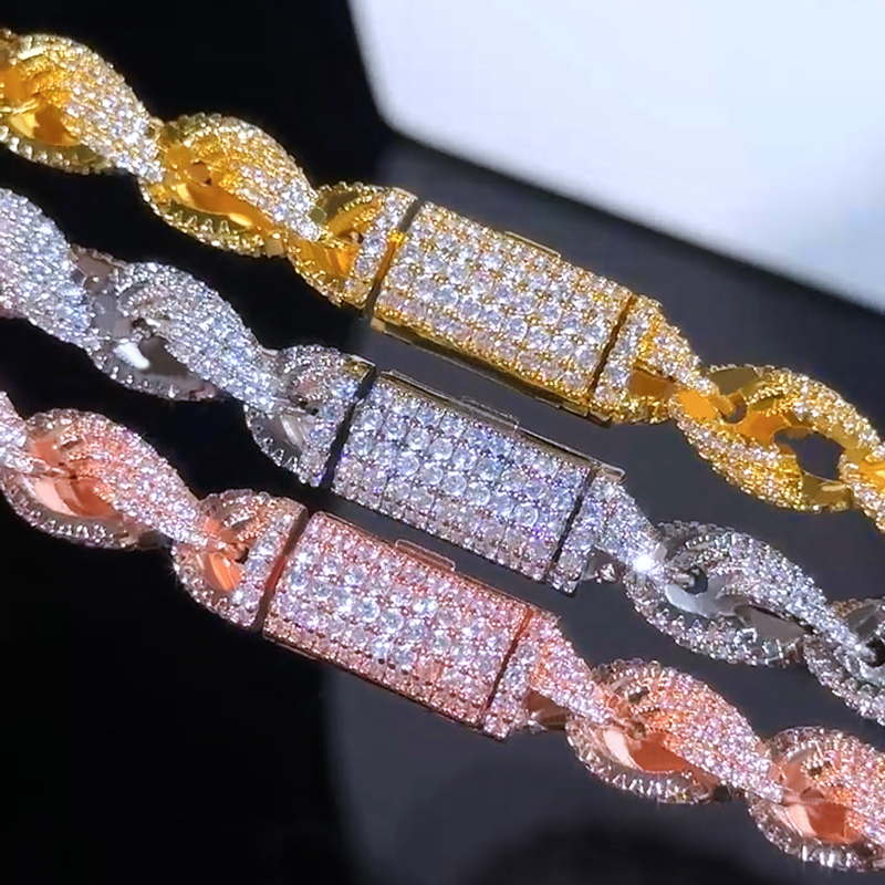 8mm Handmade Men's Rope Chain Bold Statement Style With Street Luxury - Image 6