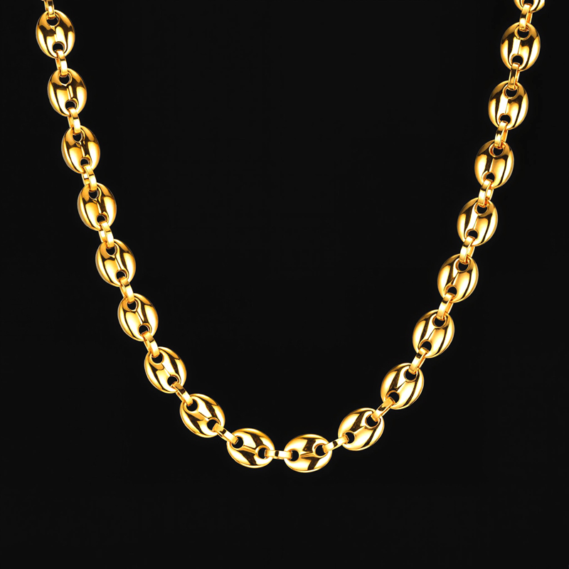5mm/6mm/8mm/11mm Stainless Steel Coffee Bean Chain With Street Luxury Shine - Image 4