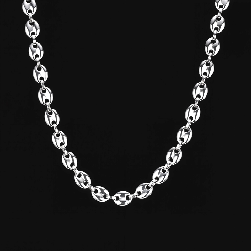 5mm/6mm/8mm/11mm Stainless Steel Coffee Bean Chain With Street Luxury Shine - Image 5