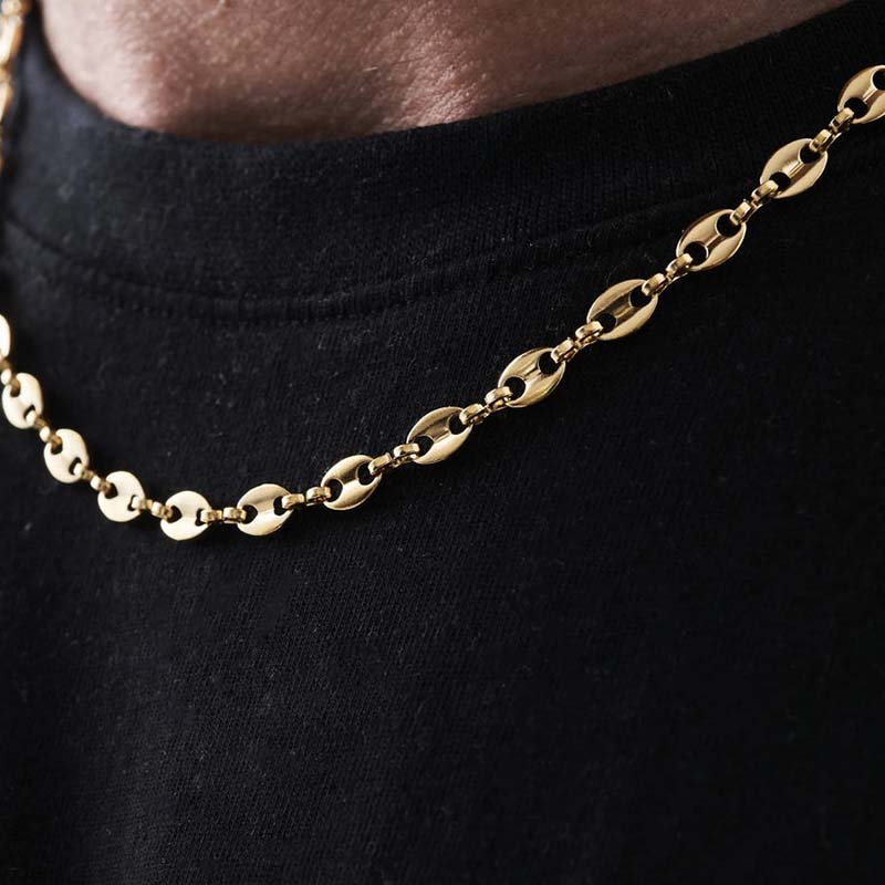 5mm/6mm/8mm/11mm Stainless Steel Coffee Bean Chain With Street Luxury Shine - Image 6