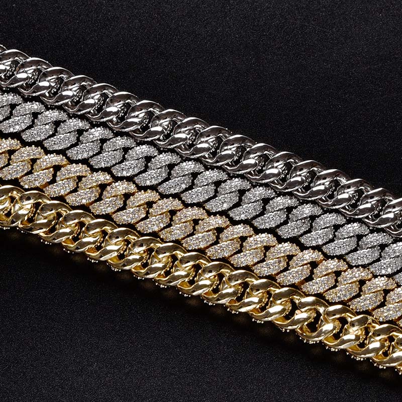10mm Iced Out Paved Cuban Chain Gold With Street Luxury Shine - Image 5