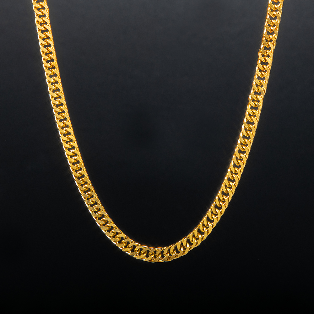 2.5/3.5/4.5/5.5/6/7/8/9/10/13mm Cuban Chain In Gold With Bold Premium Edge - Image 3