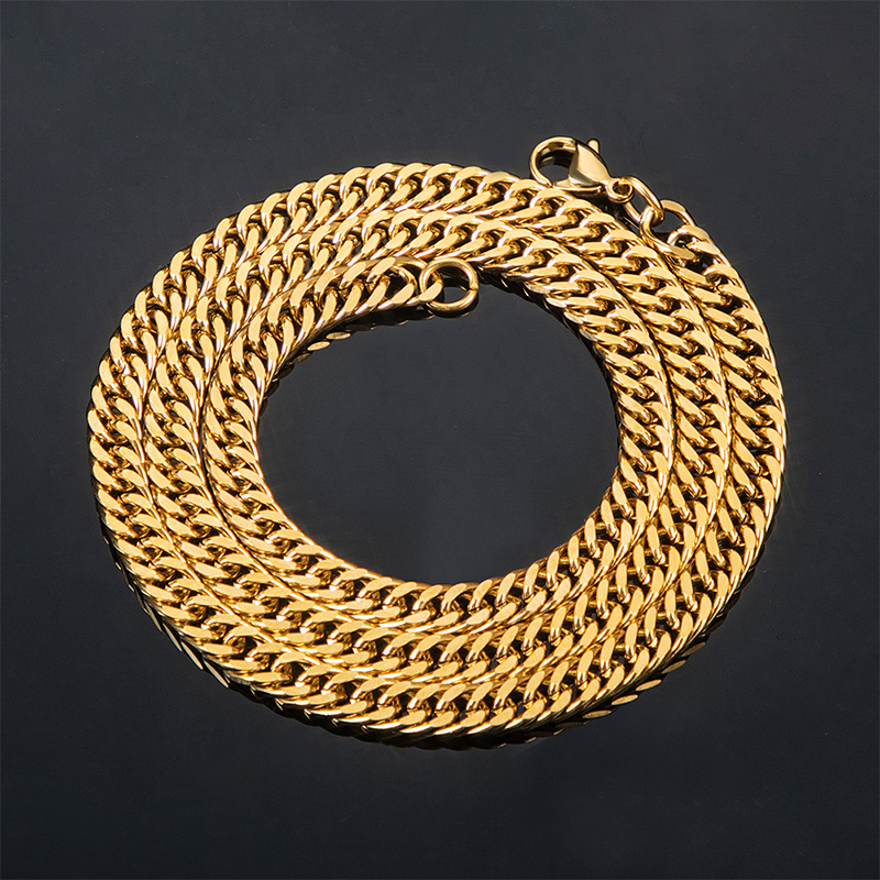 2.5/3.5/4.5/5.5/6/7/8/9/10/13mm Cuban Chain In Gold With Bold Premium Edge - Image 4