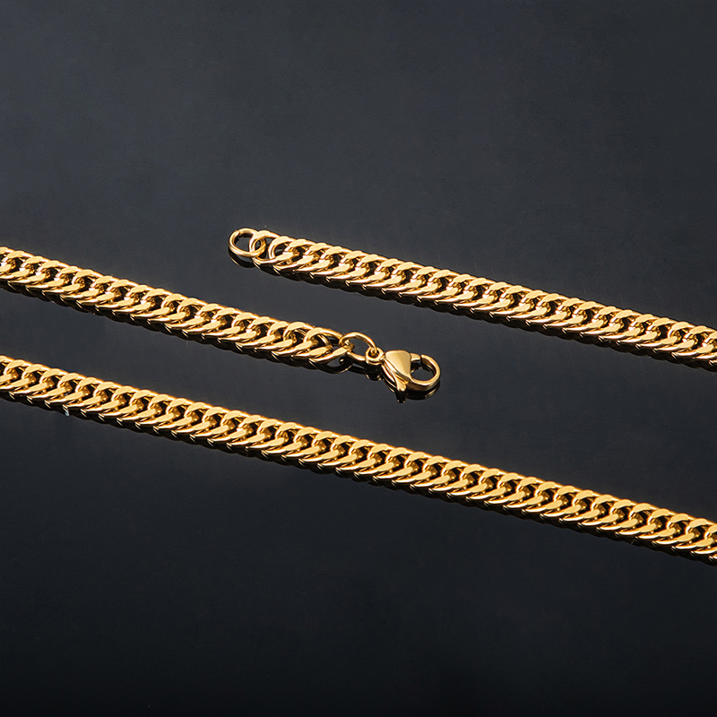 2.5/3.5/4.5/5.5/6/7/8/9/10/13mm Cuban Chain In Gold With Bold Premium Edge - Image 6