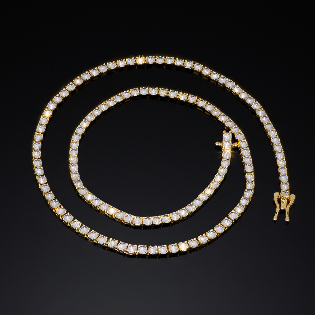 3mm Inverted Setting Tennis Chain Iced Out Shine With Street Luxury - Image 8