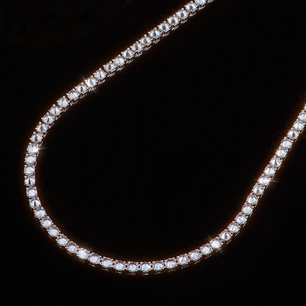 3mm Inverted Setting Tennis Chain Iced Out Shine With Street Luxury - Image 9