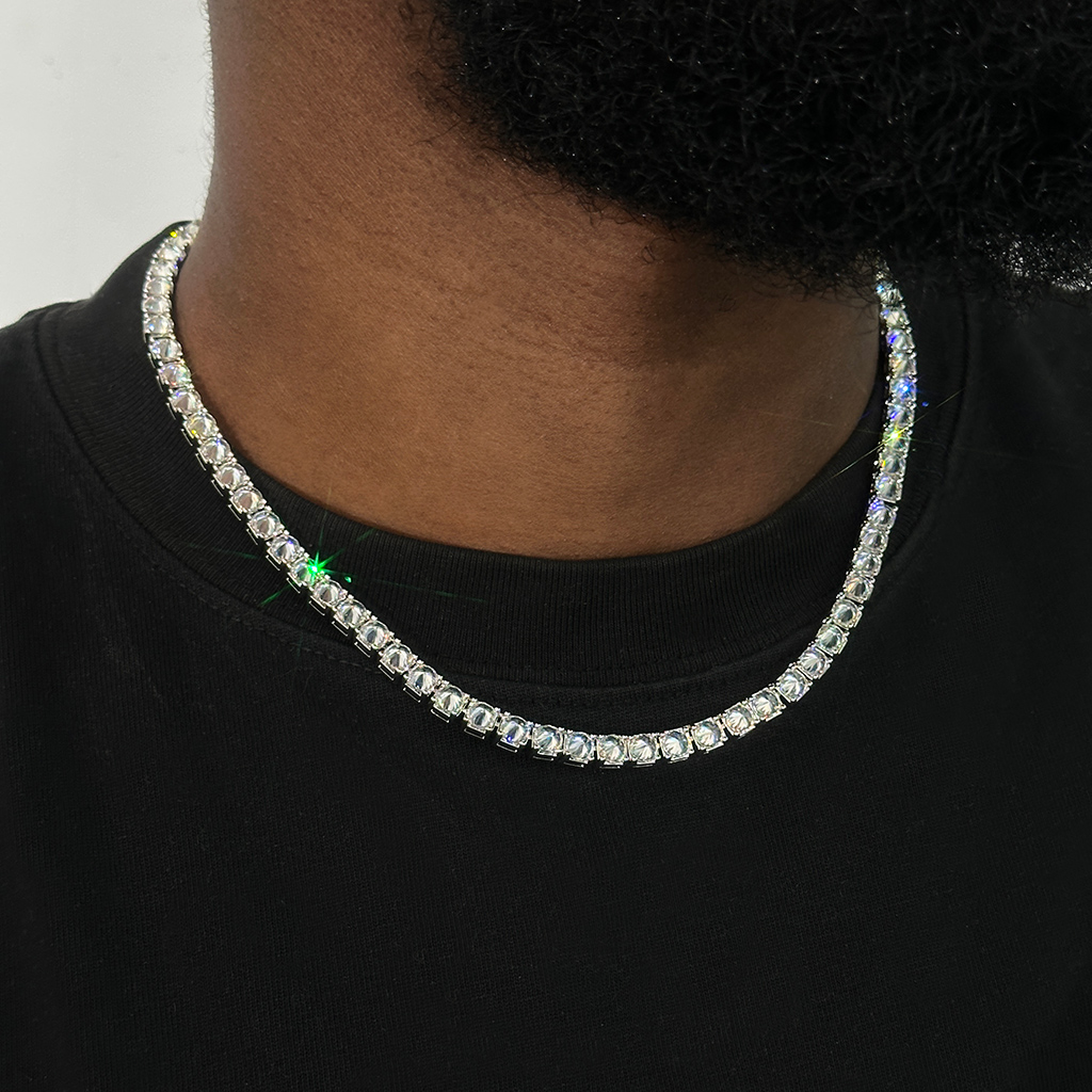 5mm Inverted Setting Tennis Chain Iced Out Shine With Street Luxury - Image 3